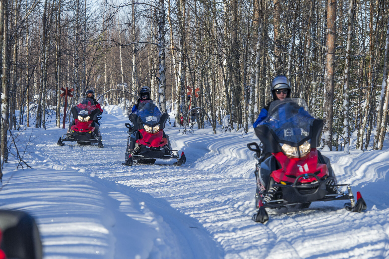harriniva, winter activities, snowmobile, ville w, 2015