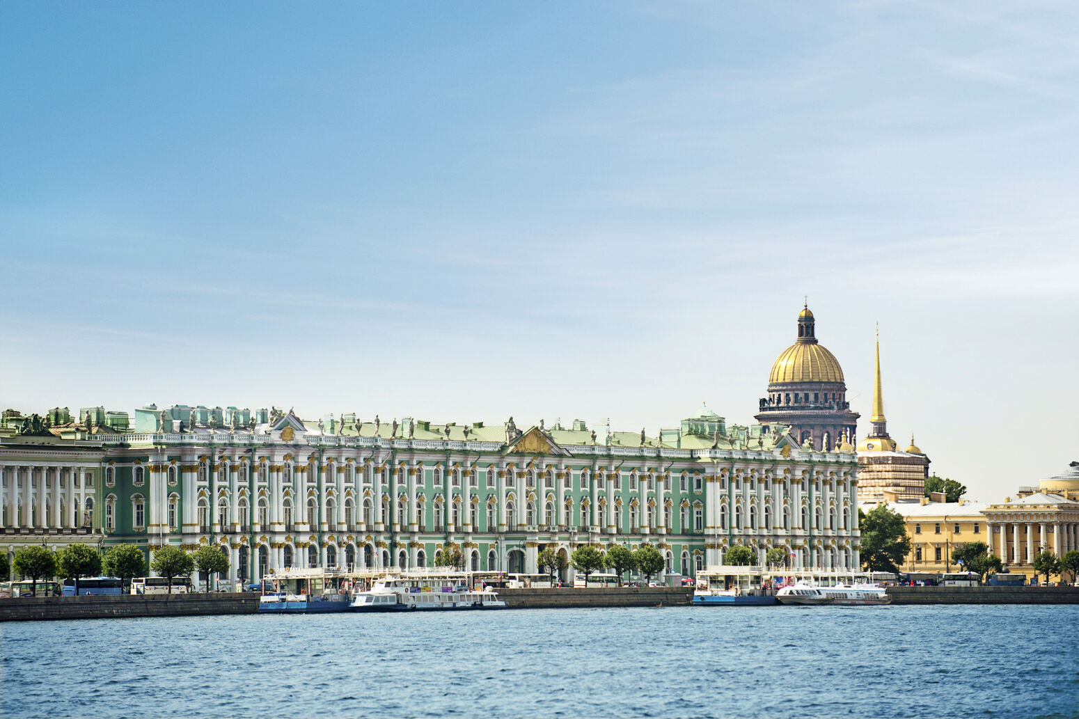 Destination, Northern Europe, Russia, St Petersburg, building, river, dome, Museum