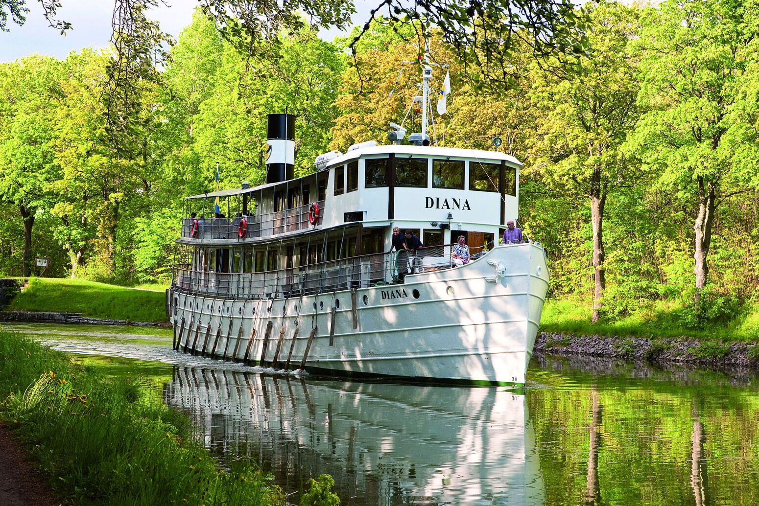 Diana, Göta kanal, natur