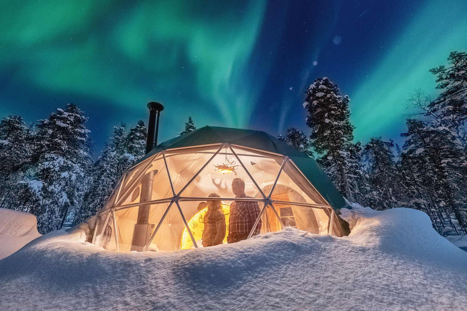 antti pietikäinen, aurora borealis, aurora borealis 2020, harriniva, hotel jeris, jeris dome, winter 2020