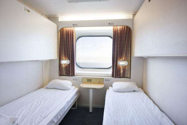 4 berth Cabin, Cabin A4, Crown Seaways, Pearl Seaways, Sea view