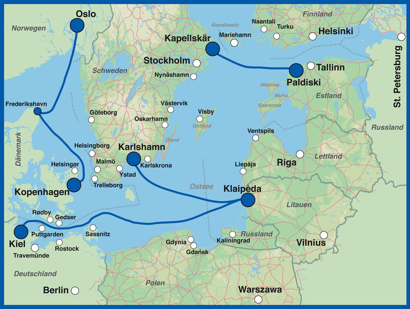 Fähre Kiel - Klaipeda -  - 