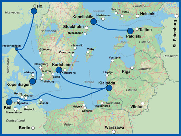 Fähre Paldiski - Kapellskär  - 