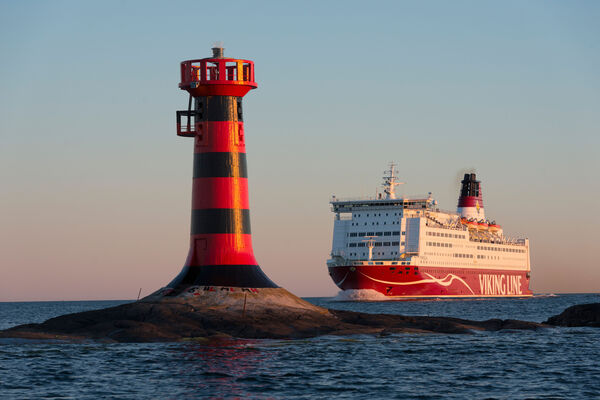 Exteriör, Marhällan, Mariella, Passagerarfärjor, Sjöfart, Skärgård, Solnedgång, Viking Line, Åland