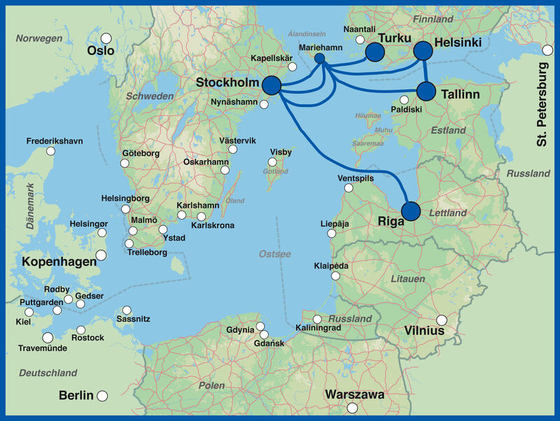 Fähre Tallinn - Mariehamn - Stockholm