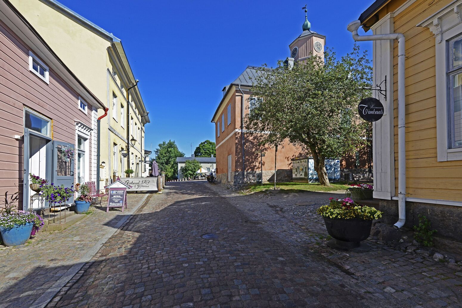 Destination, Northern Europe, Finland, Porvoo, Excursion, HSK07, Village, House, Road