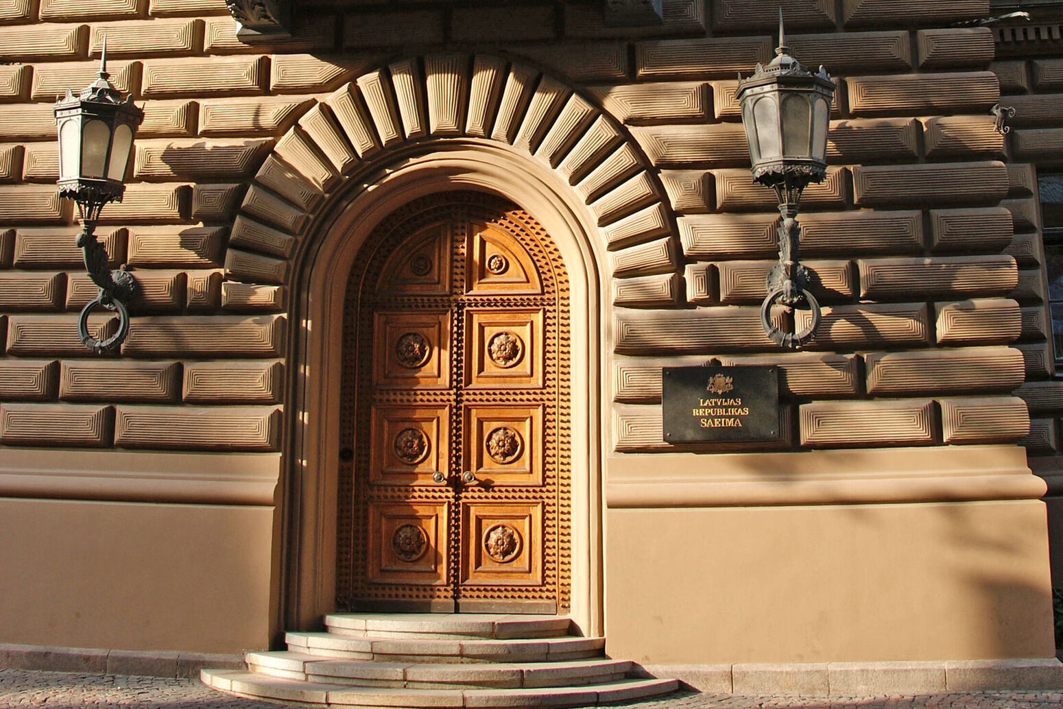 Parlaments-Tor in Riga, Lettland