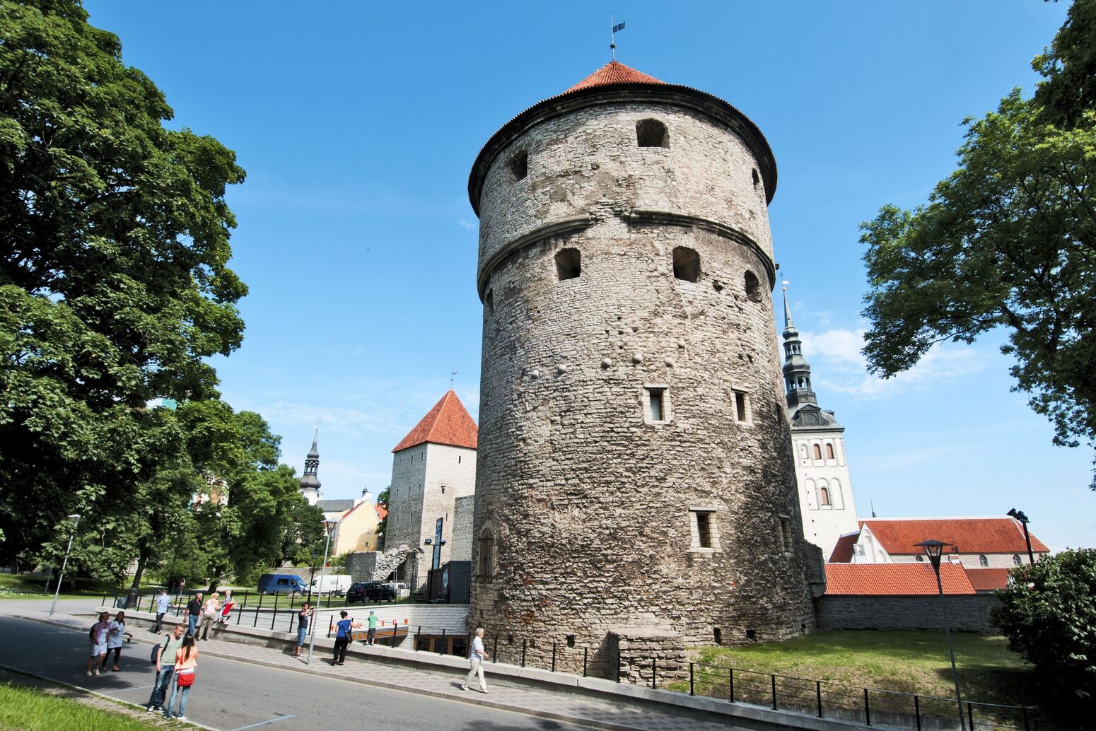 Destination, Tallin, excursion, outdoor photography, Northern Europe, Tree, Tower, Estonia, Tallinn, Kiek in de Kok