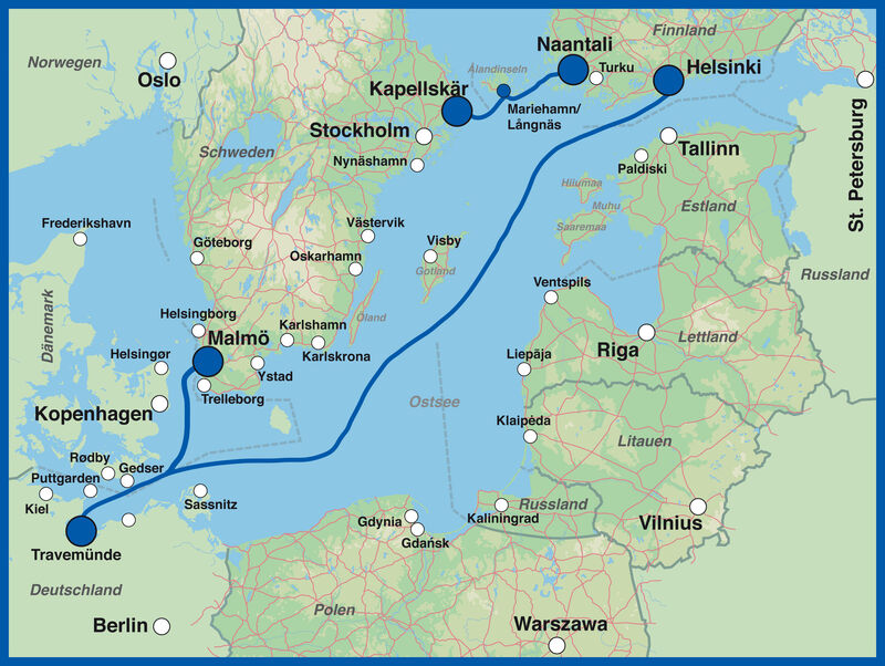 Fähre Naantali - Långnäs - Kapellskär