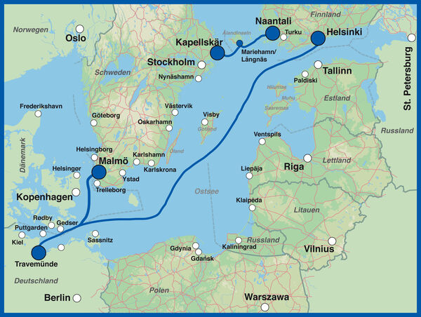 Fähre Naantali  - Långnäs - Kapellskär