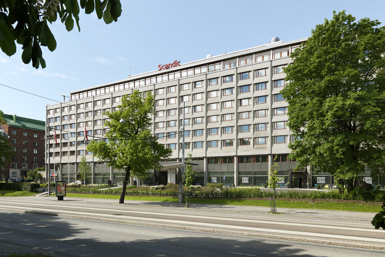 Scandic hotels, scandic park, interior, facade