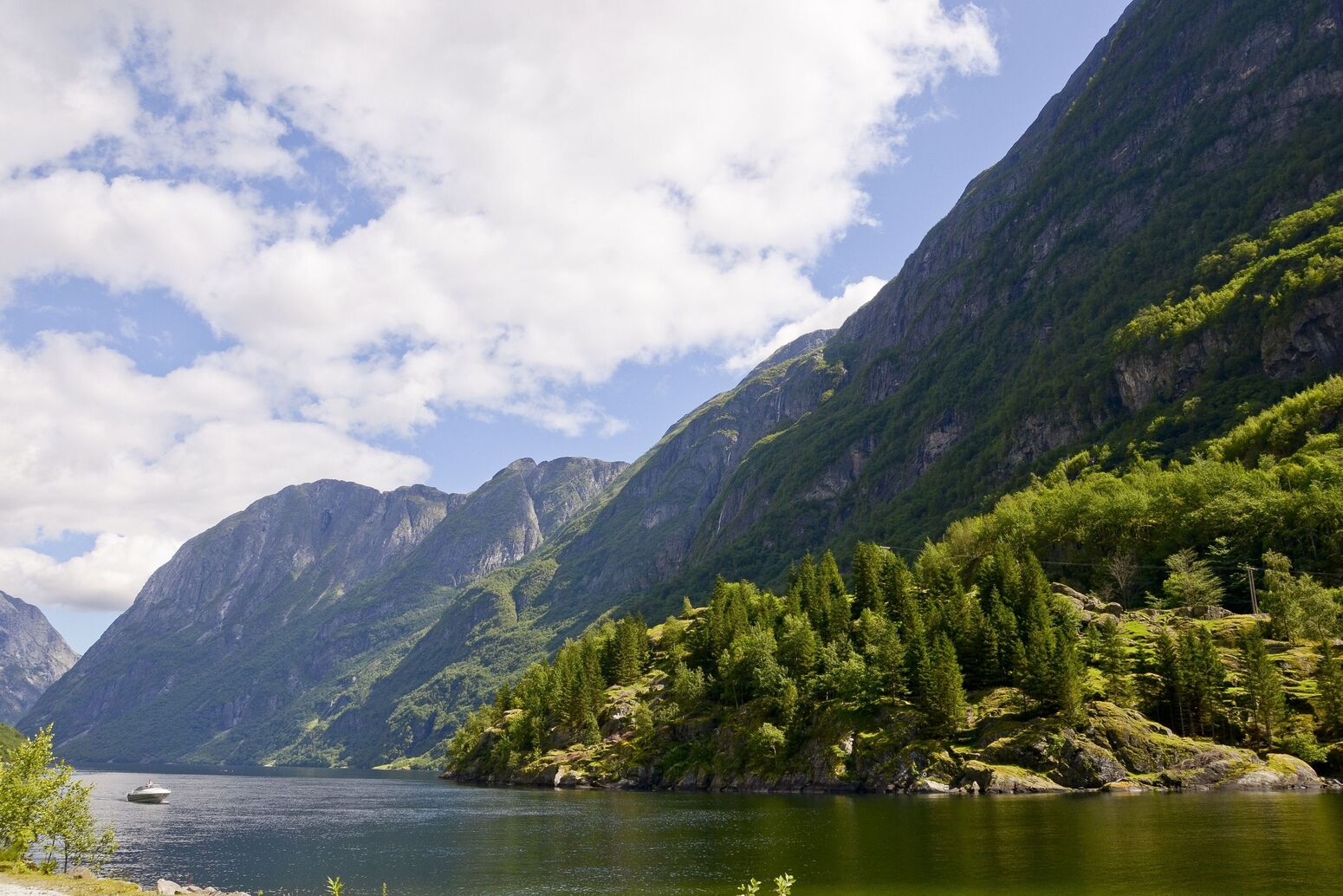 Destination, Sognefjord, Flaam, Norway, Northern Europe, excursion, nature, sky, mountain, fjord